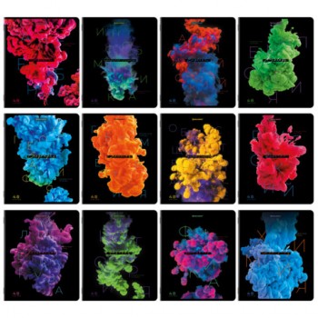 Тетради предметные, КОМПЛЕКТ 12 ПРЕДМЕТОВ, PIGMENT, 48л, глянцевая ламинация, BRAUBERG, 404834 - Премиум Сервис