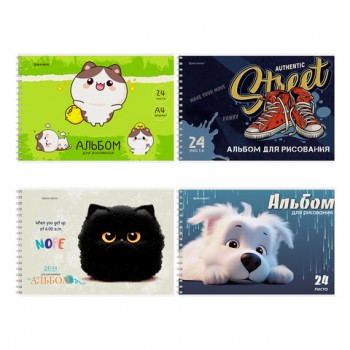 ������ ��� ��������� �4, 24 �., �������, ������� ������, BRAUBERG, 195�285 ��, ����-1, 107108 - ������� ������