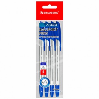 ����� ��������� BRAUBERG "X-333", �����, ����� 4 ��., ���� 0,7 ��, ����� 0,35 ��, 144253 - ������� ������