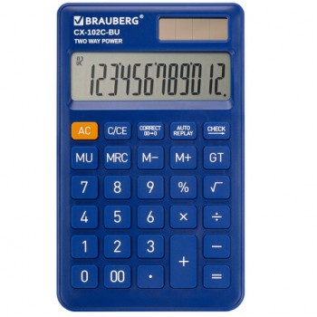 ����������� ��������� BRAUBERG CX-102C-BU (76x126 ��), 12 ��������, ������� �������, �����, 272648 - ������� ������