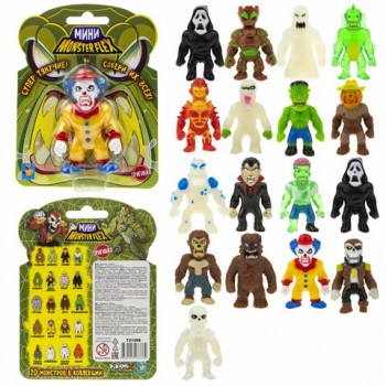 �������-������� ���������� "MONSTER FLEX MINI", 7 ��, �������, 10 �����, 1TOY, �21688 - ������� ������