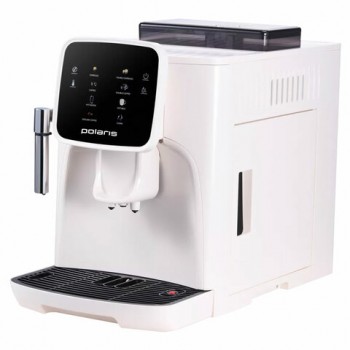 Кофемашина POLARIS PACM 2047SW, 1450Вт, объем 1,8л, автокапучинатор, белая, 181404 - Премиум Сервис