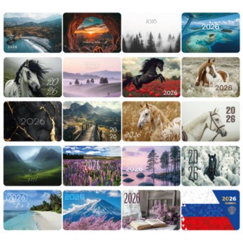 ��������� ��������� �� 2026�, BRAUBERG, 64�93��, ������� 20 �����, 117303 - ������� ������