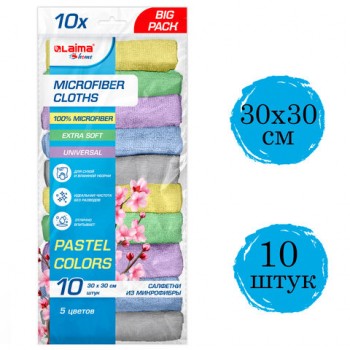 �������� �� ���������� 30 � 30 �� PASTEL COLOUR, big pack, �������� 10 ����, 180 �/�2, LAIMA HOME, 700608 - ������� ������