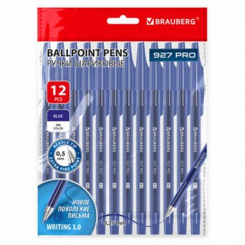 ����� ��������� BRAUBERG "927 PRO" "WRITING 3.0", �������� 12 ��., �����, ������� ���� 0,5��, ����� ������ 0,25��, 144338 - ������� ������