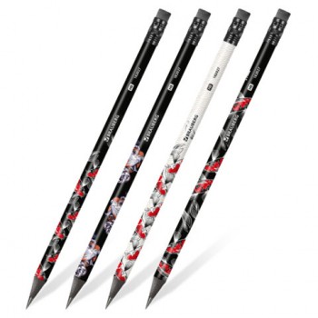 �������� �������������� BRAUBERG "FISH KOI", 1 ��, HB, � ��������, ������ �������, 182027 - ������� ������