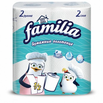 ��������� �������� �������, ������ 2 ��., 2-������� (2�12,5 �), FAMILIA, 23x13 ��, �����, 5083815 - ������� ������
