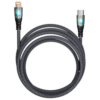 ������ TypeC-Lightning, 1 �, 3 �, SMARTBUY, ��� ������� ������� � �������� ������, ������ 18041, PDTRANSP-BLACK - ������� ������