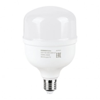 ����� ������������ SONNEN EXTRA, 30 (250) ��, �27, �������, ����������� �����, 30000 �, LED �100-30W-4000-�27, 457915 - ������� ������
