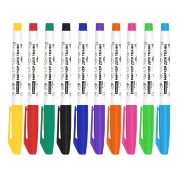 ������� ��� ����� 10 ������, TEXTILE MARKER, �����������, ������� ���������� 1-3 ��, BRAUBERG, 152656 - ������� ������